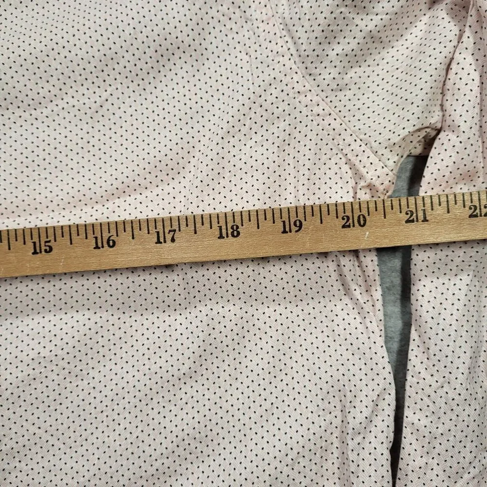 Banana Republic Mens‎ Medium Pink Untucked Fit Oxford Long Sleeve Shirt